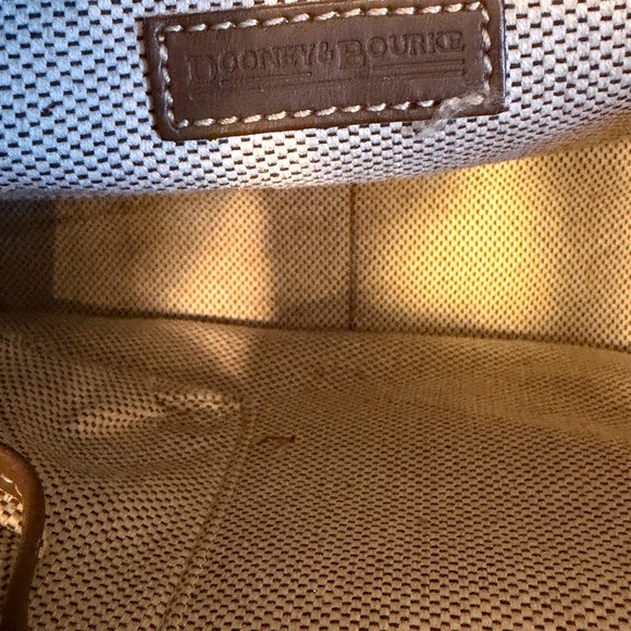 Dooney & Bourke Vintage Signature Monogram Satchel - Picture 2 of 15